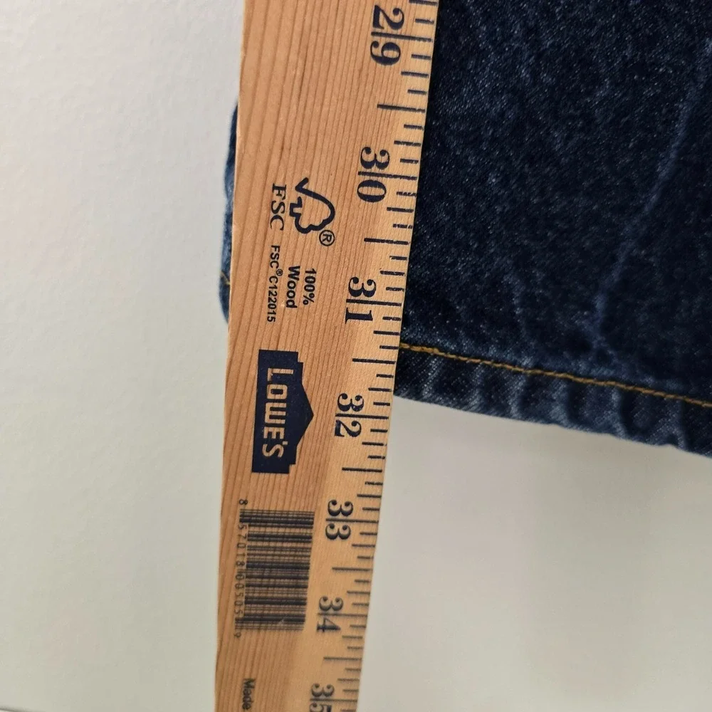 Levis 517 Mens Weekend Americana Classic Bootcut Jeans 38x32 Blue Heritage Denim